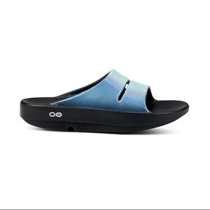 OOfos OOahh Luxe Recovery Slide/ Sandals Atlantis color woman’s size 10 /Men 8